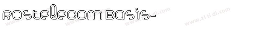 Rostelecom Basis字体转换